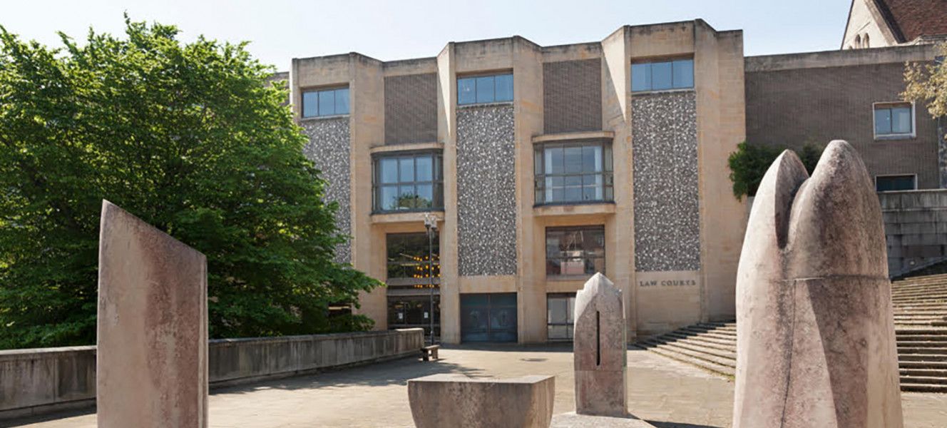Image of Winchester Crown Court, where the trial took place. 